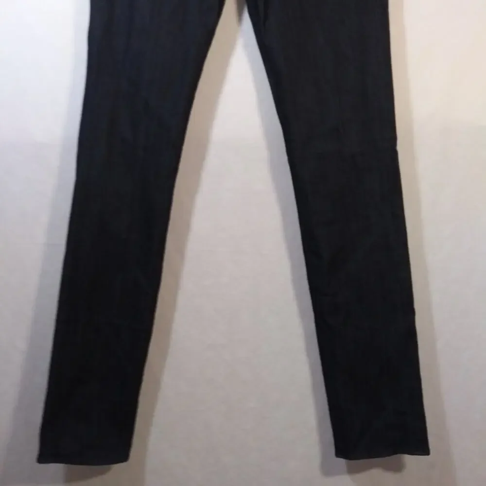 Rock & Republic Dark Straight Cosbie Jean Green Blue Plaid Detail Size 29